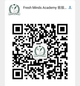 WeChat QR code for Fresh Minds Academy customer service